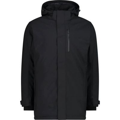 Herren Jacke MAN PARKA SNAPS HOOD in schwarz