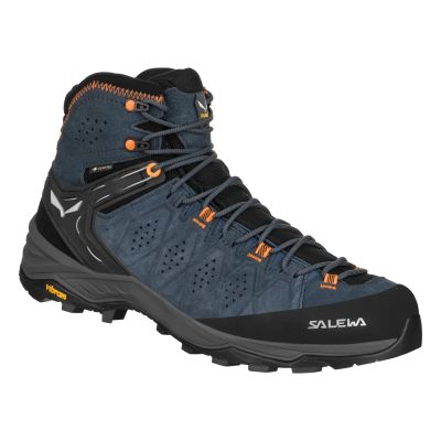 ALP TRAINER 2 MID GTX BOOT M in 8675 dark denim/fluo orange