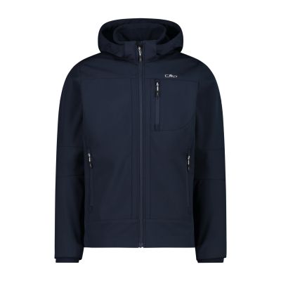 MAN JACKET ZIP HOOD in blau MAN JACKET ZIP HOOD in blau