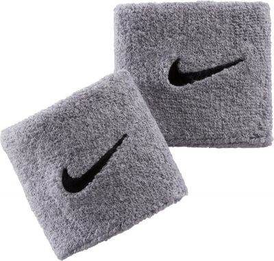 NIKE Swoosh Wristbands in grau