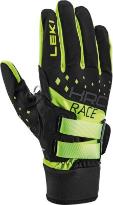 LEKI Herren Handschuhe HRC Race Shark in schwarz