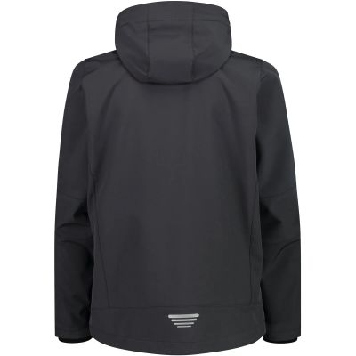 MAN JACKET ZIP HOOD in 9ut antracite-lichen