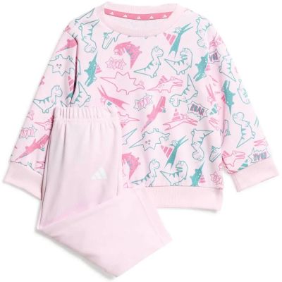 Kinder Sportanzug Seasonal Essentials Adiraptor French Terry Jogger-Set in pink