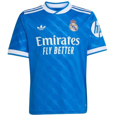 Kinder Trikot Real Madrid 25/26 Ausweichtrikot in blau