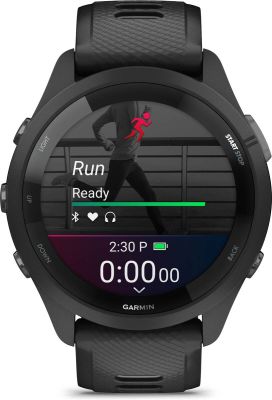 GARMIN Forerunner 265, WiFi, GPS, EU/PAC, Black in schwarz