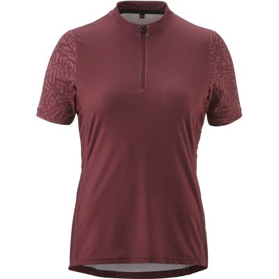 Damen Shirt Adventure Jersey Halfzip W in braun