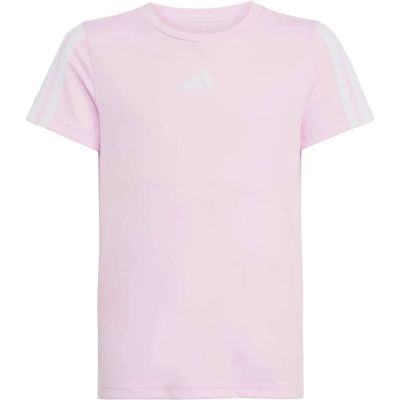 Kinder Shirt Training Essentials 3-Streifen Kids in pink