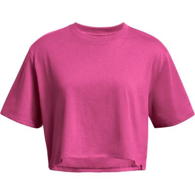 Damen Shirt CAMPUS BOXY CROP SS in pink