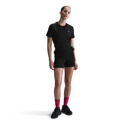 W NK SWIFT DF SS TOP in 010 black/reflective silv