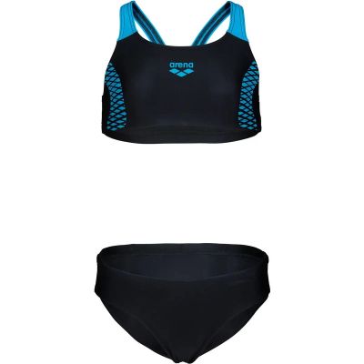 Kinder Bikinihose GIRL`S OPENINGS BIKINI ENERGY BACK in schwarz