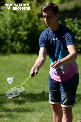 TALBOT/TORRO Badmintonset MAGIC NIGHT LED IM THERMOBAG in grün