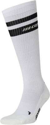 CEP Herren Kompressisonssocken "80s Compression Socks" in silber