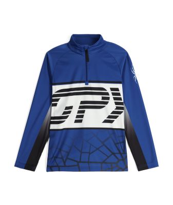 WEB 1/2 ZIP in blau