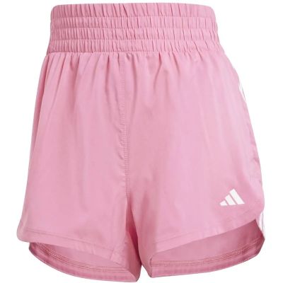 Damen Shorts Pacer Training 3-Streifen Woven High-Rise (Länge 5 Zoll) in pink