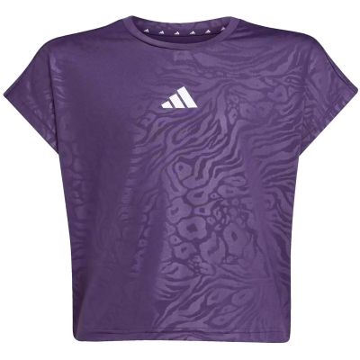 Kinder Shirt All Sports Animalprint Crop-Shirt in blau