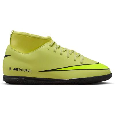 Kinder Fussball-Rasenschuhe Jr. Mercurial Superfly 10 Club IC High-Top in grün