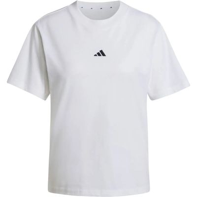 Damen Shirt Essentials Small Logo Cotton in grau