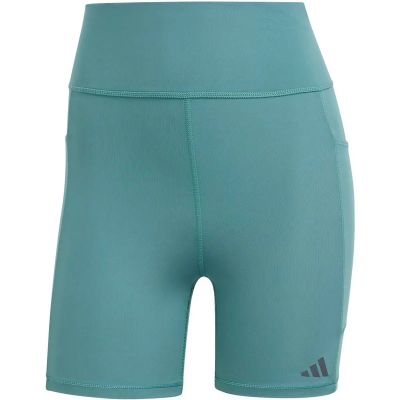 Damen Tights Own the Run kurze (Länge 5 Zoll) in blau