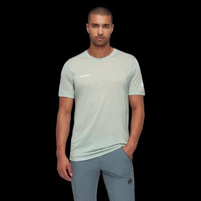 Tree Wool FL T-Shirt Men in 296 silver sage melange