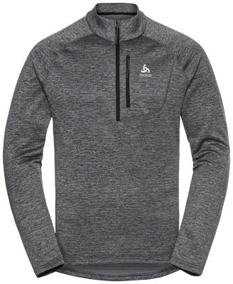 Mid layer 1/2 zip TENCIA in grau