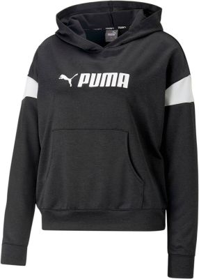 PUMA Damen Kapuzensweat Puma Fit Tech Knit Hoodie in schwarz