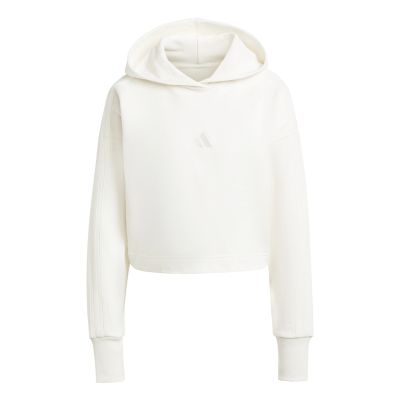 ALL SZN FRENCH TERRY 3-STRIPES HOODIE in weiß