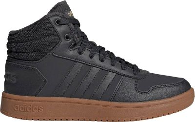 adidas Damen Hoops 2.0 Mid Schuh in silber