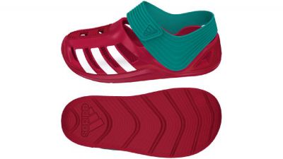 ADIDAS Kinder Badesandale Zsandal C in 000 bopink/ftwwht/shogrn