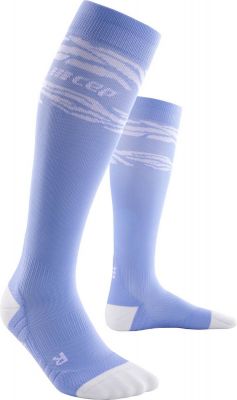 CEP Damen Animal Compression Socks in grau