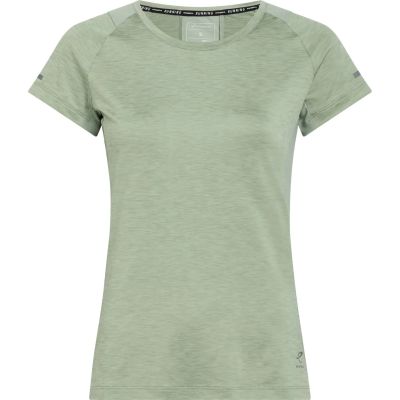 Damen T-Shirt Evii SS W in 928 melange/green smoke/
