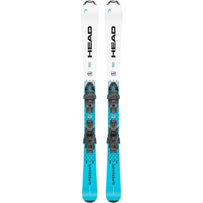 Kinder All-Mountain Ski Supershape Team Easy + JRS 7.5 GW C in weiß