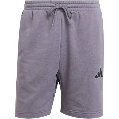 Herren Shorts Essentials 3-Streifen French Terry in grau