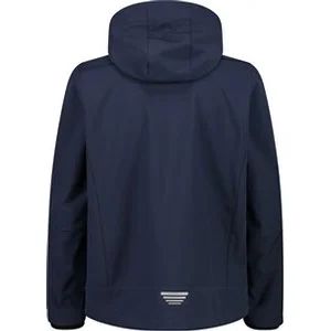 Herren Funktionsjacke Herren Softshelljacke mit Kapuze Men Softshell Jacket Zip Hood in blau