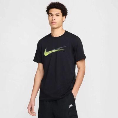 Herren Shirt Sportswear in schwarz