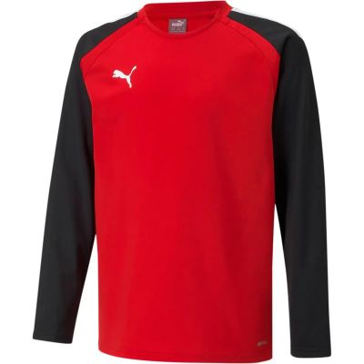 PUMA Kinder Sweatshirt teamLIGA Training Sweat Jr in rot