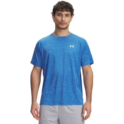 Herren Shirt UA TECH TEXTURED SS in blau