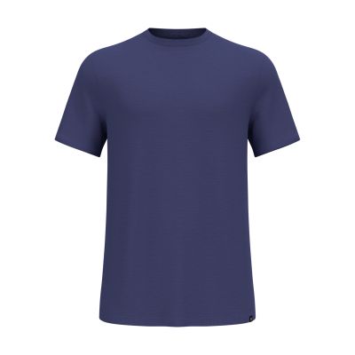 MERINO 160 PLAIN TEE in 119 skipper blue
