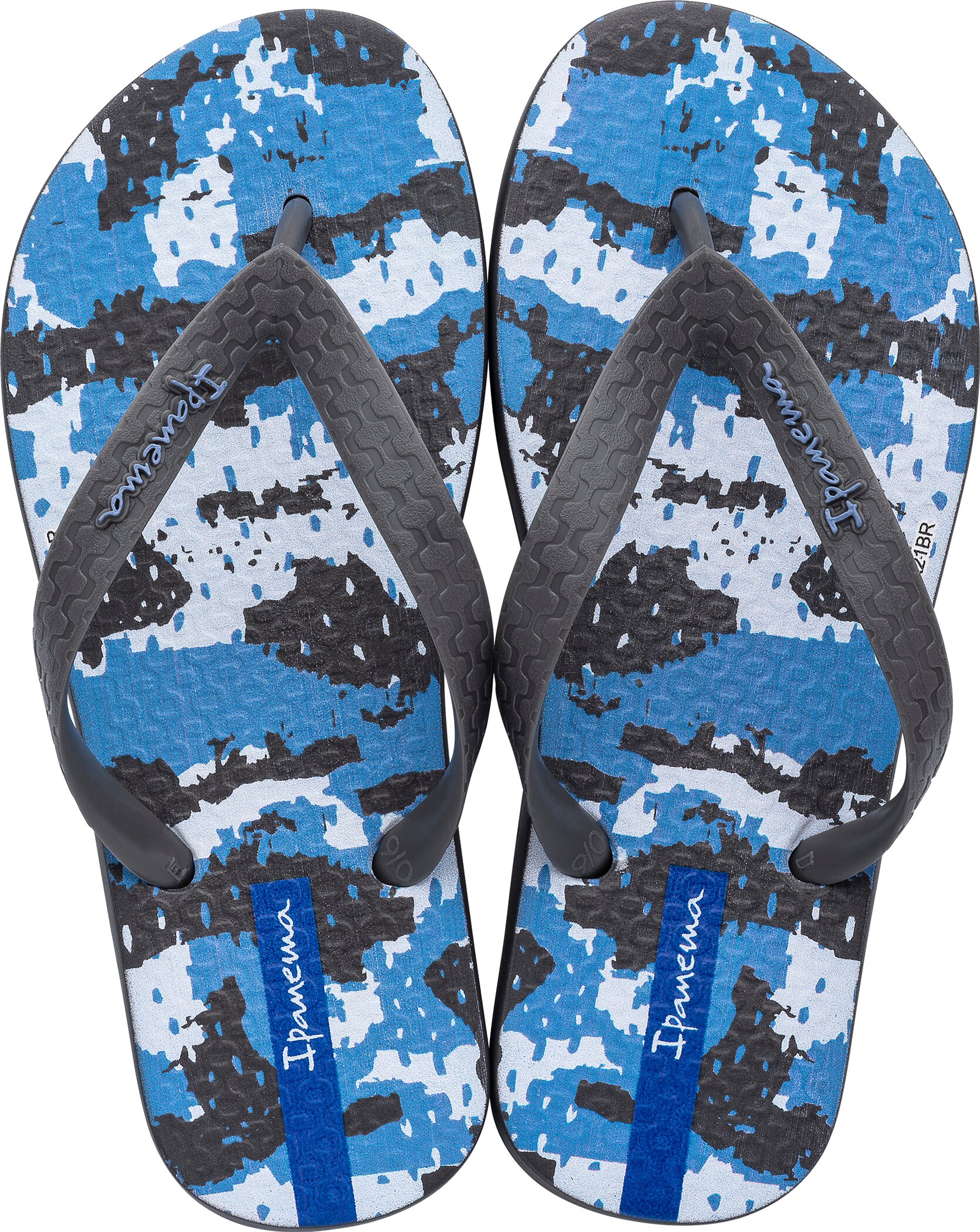 Ipanema Flip-Flops Kinder Blau - Anatomische Einlegesohle