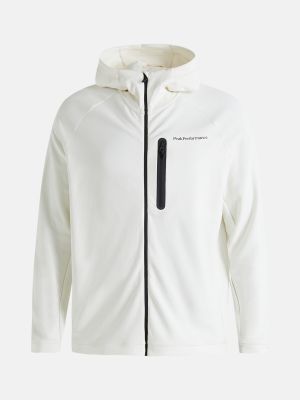 M Light Zip Hood-VINTAGE WHITE in weiß