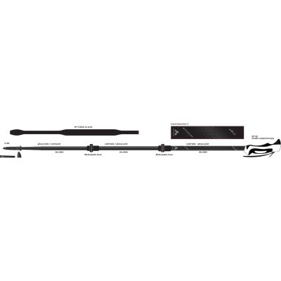 Wanderstock Wander-Stock Minah 200 QL in schwarz