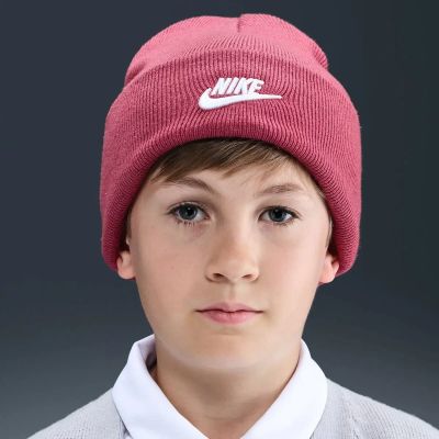 Kinder Mütze K NK PEAK BEANIE TC FUT in pink