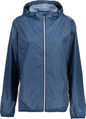 CMP Damen Regenjacke WOMAN JACKET RAIN FIX HOOD in blau