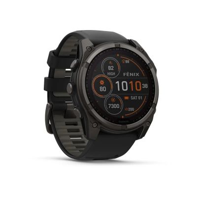 GARMIN fenix® 8 – 51 mm, Solar, Sapphire, Graphit/Titan Carbongrau DLC in - graphit/titan carbongrau