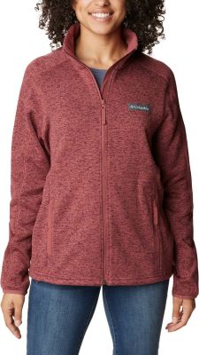 COLUMBIA-Damen-Fleece-W Sweater Weather Full Zip in rot