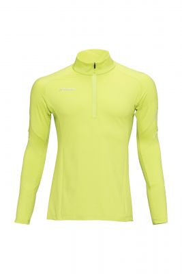 PHENIX Yuzawa 1/2 Zip Tee in yg yellow green