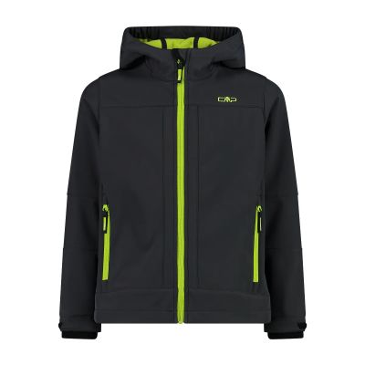 KID JACKET FIX HOOD in 03ut antracite-acido