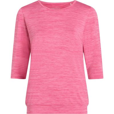 Damen Shirt Da.-Shirt Jewel 3/4 SS W in 910 910 melange/pink/pin