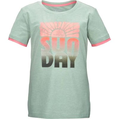 Kinder Shirt KOS 133 GRLS TSHRT in silber