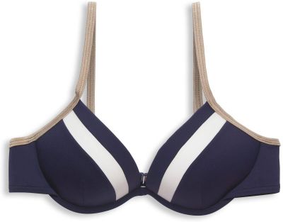 ESPRIT BEACH Damen Bikinioberteil TAYRONA BEACH RCS pad.plunge in blau