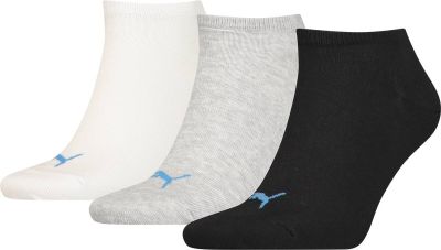 PUMA Plain Sneaker - Trainer Socken 3er-Pack in blau